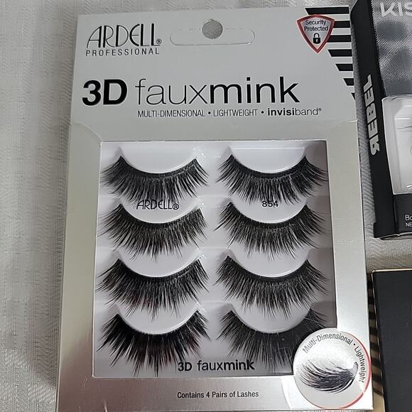 Bundle Lot of 3 Faux Mink Lashes by LILLY ARDELL KISS NEW Assorted - Picture 2 of 7